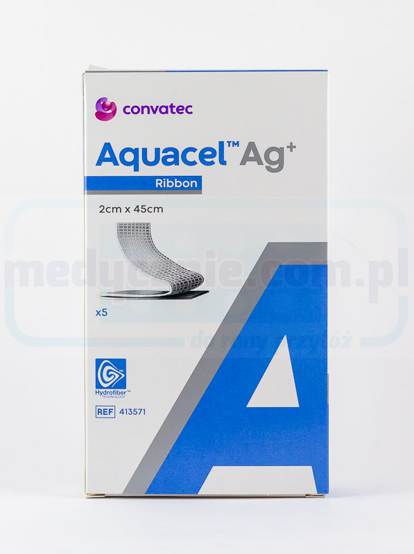 Бинт Aquacel Ag Plus 2*45см зі сріблом 1шт